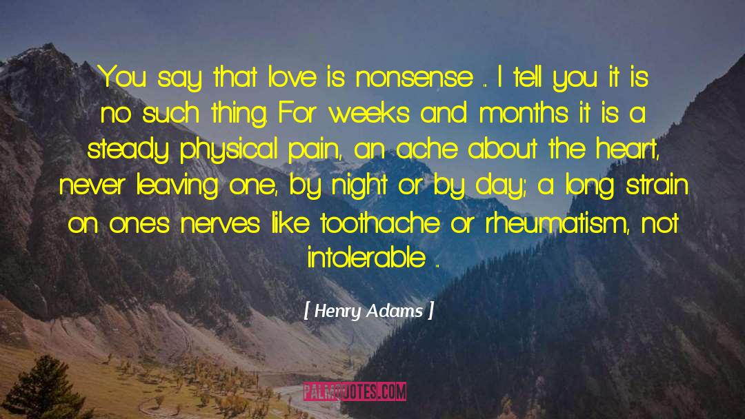 Toothache quotes by Henry Adams
