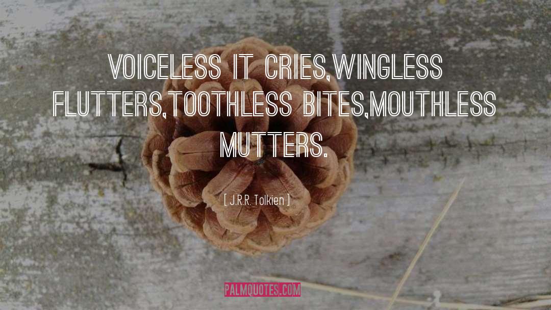 Toothless quotes by J.R.R. Tolkien