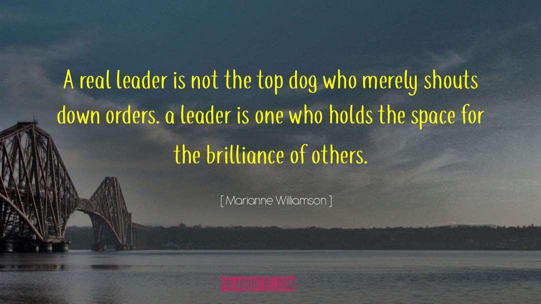 Top Dog quotes by Marianne Williamson