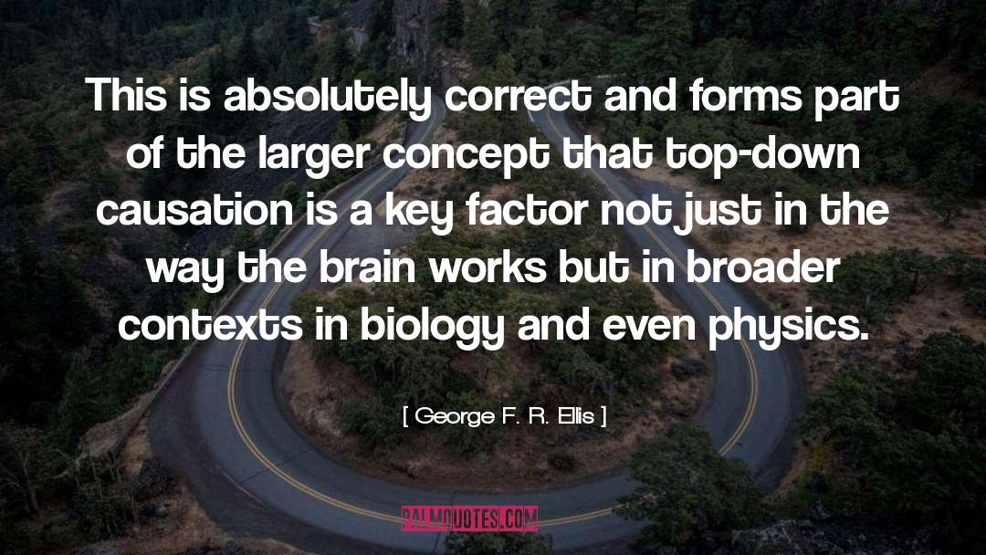 Top Down quotes by George F. R. Ellis