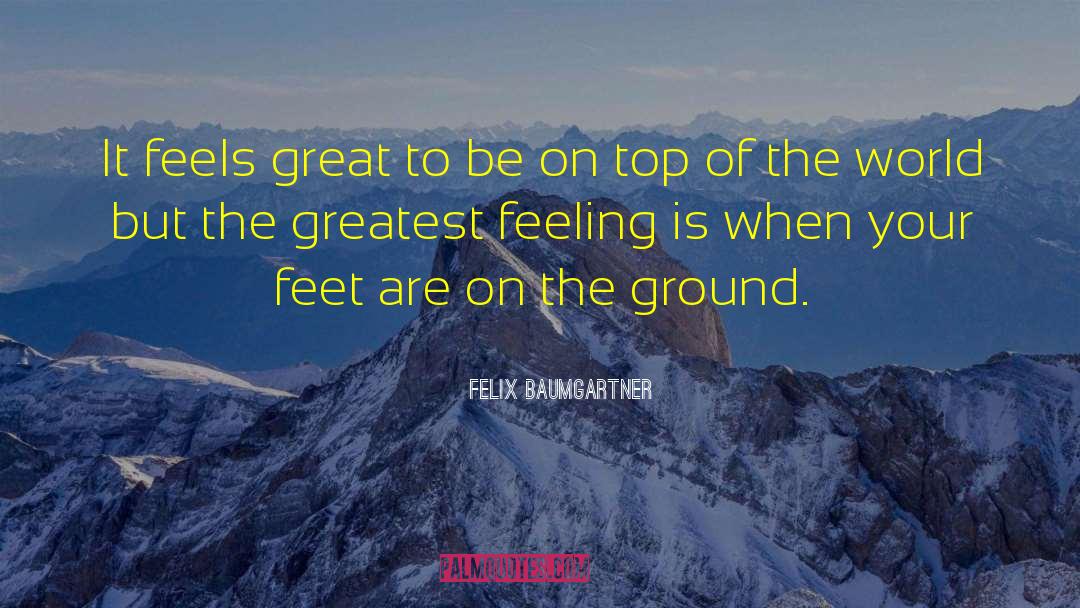 Top Of The World quotes by Felix Baumgartner