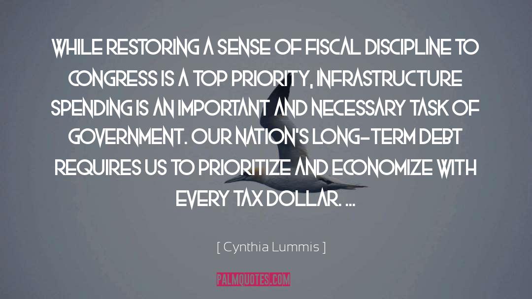 Top Priority quotes by Cynthia Lummis