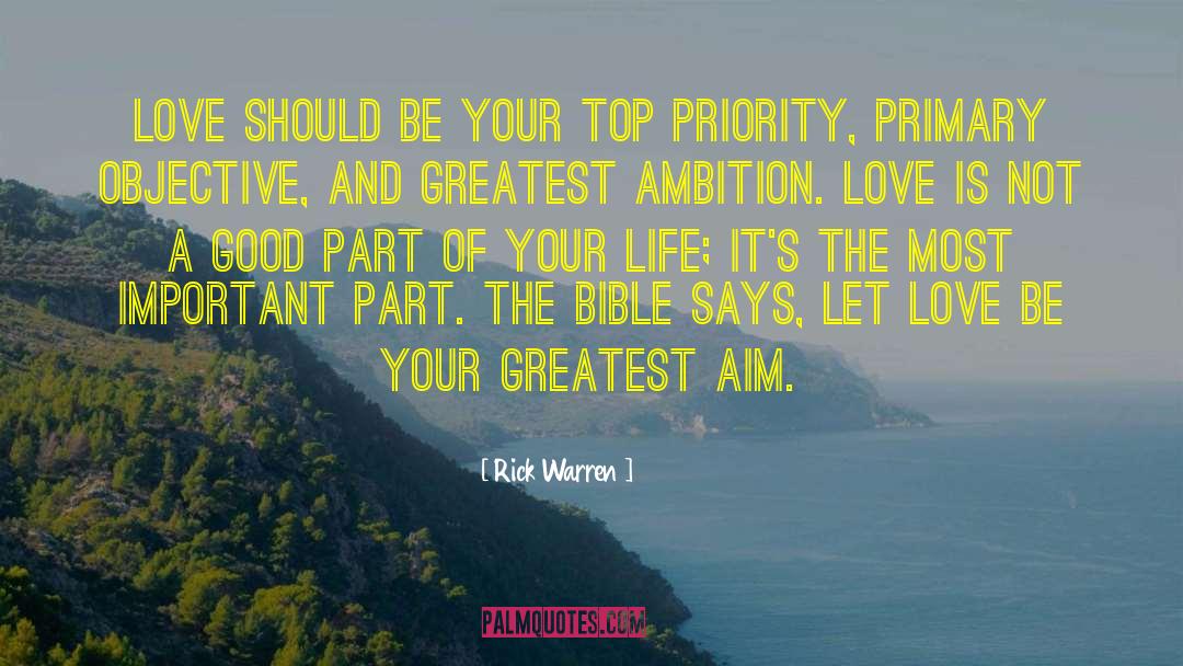 Top Priority quotes by Rick Warren