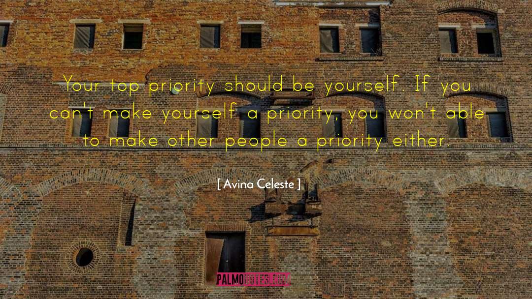 Top Priority quotes by Avina Celeste