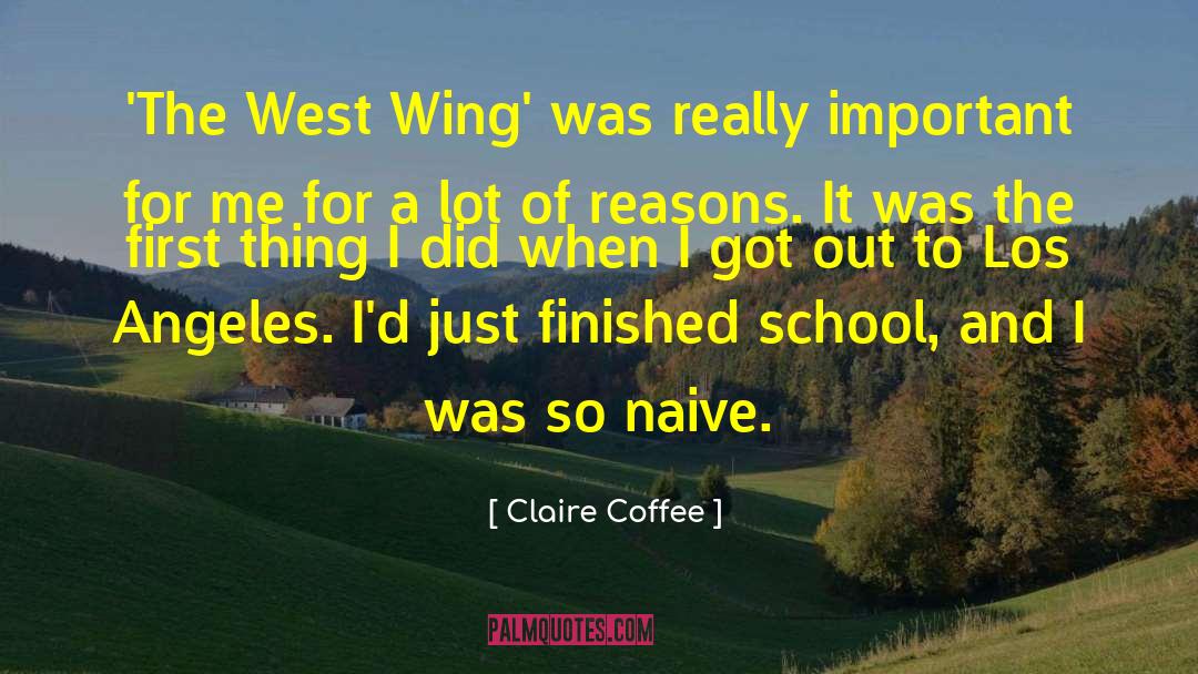 Top Ten West Wing quotes by Claire Coffee