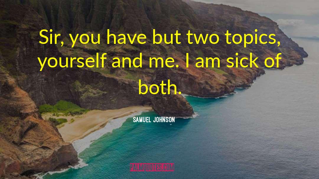 Topics quotes by Samuel Johnson