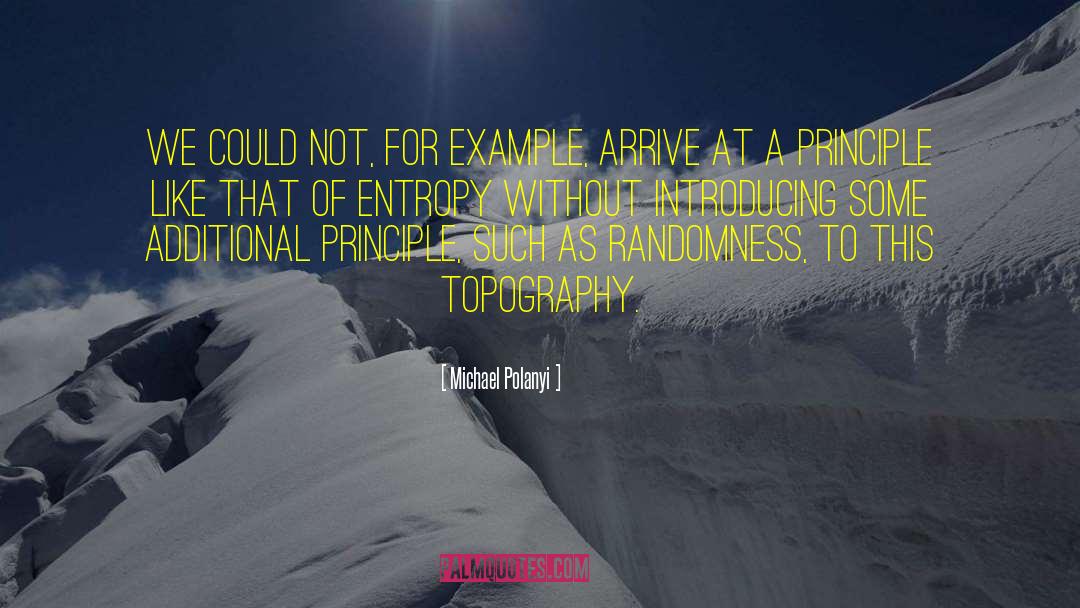 Topography quotes by Michael Polanyi