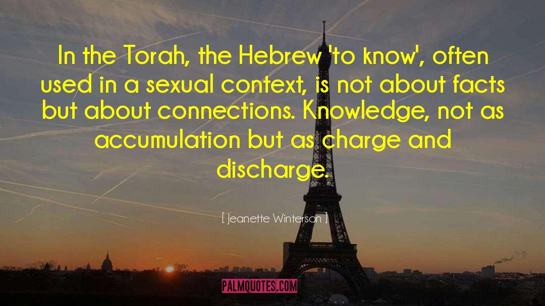 Torah quotes by Jeanette Winterson