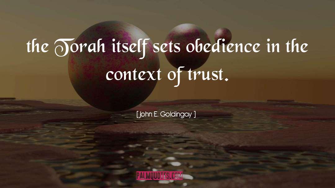 Torah quotes by John E. Goldingay