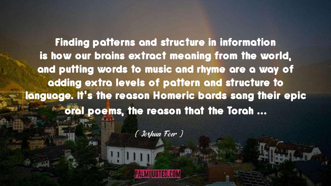 Torah quotes by Joshua Foer