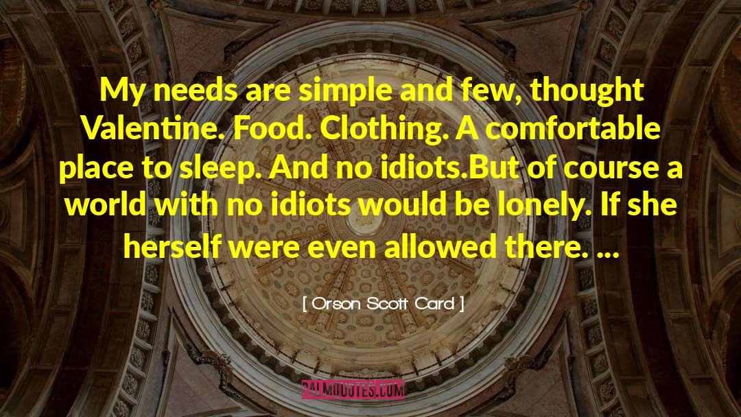 Tories Clothing quotes by Orson Scott Card