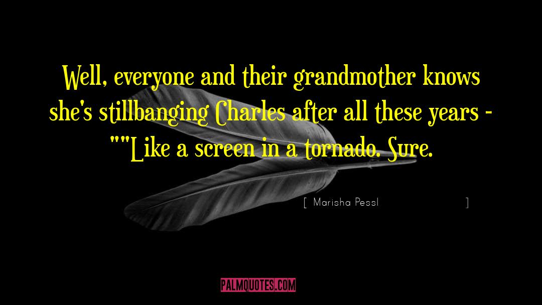 Tornado quotes by Marisha Pessl