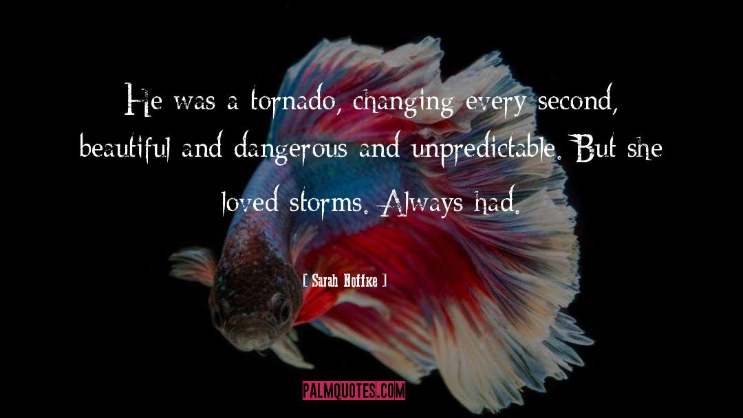 Tornado quotes by Sarah Noffke