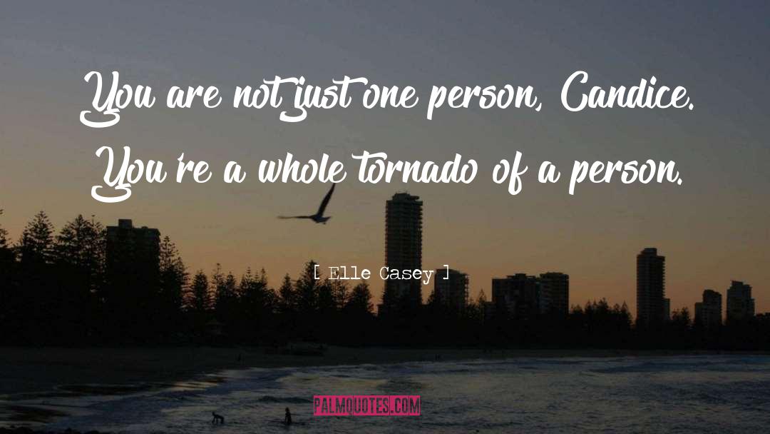 Tornado quotes by Elle Casey