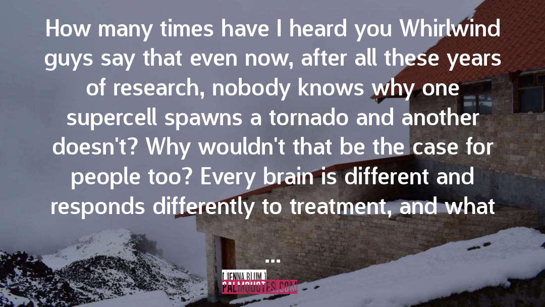 Tornado quotes by Jenna Blum