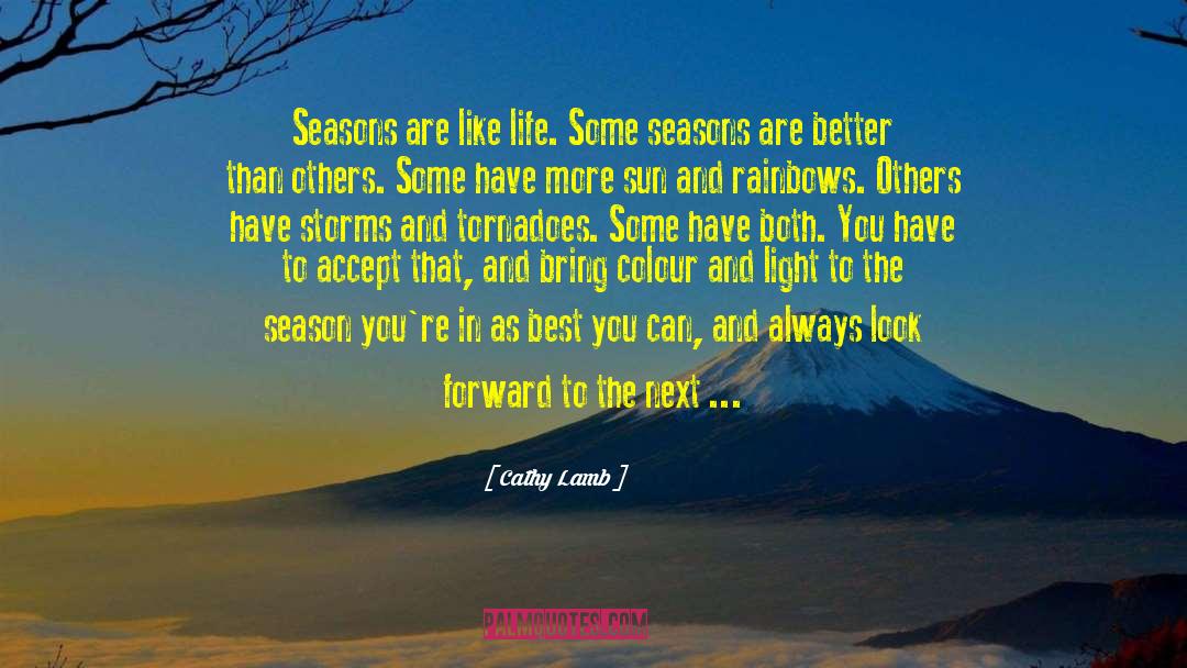 Tornadoes quotes by Cathy Lamb