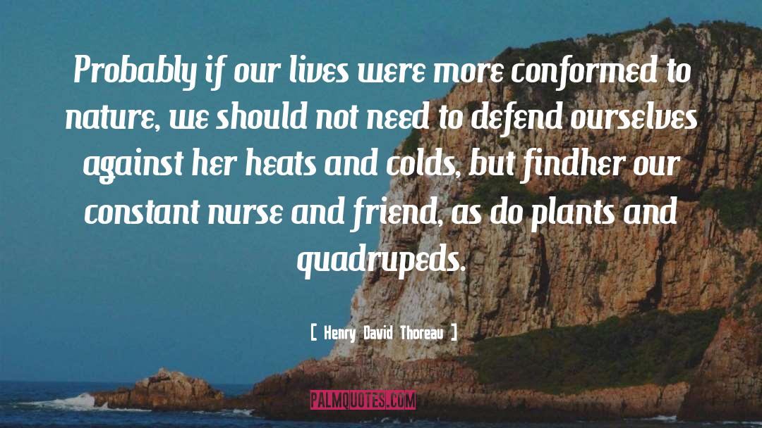 Tornello Nurse quotes by Henry David Thoreau