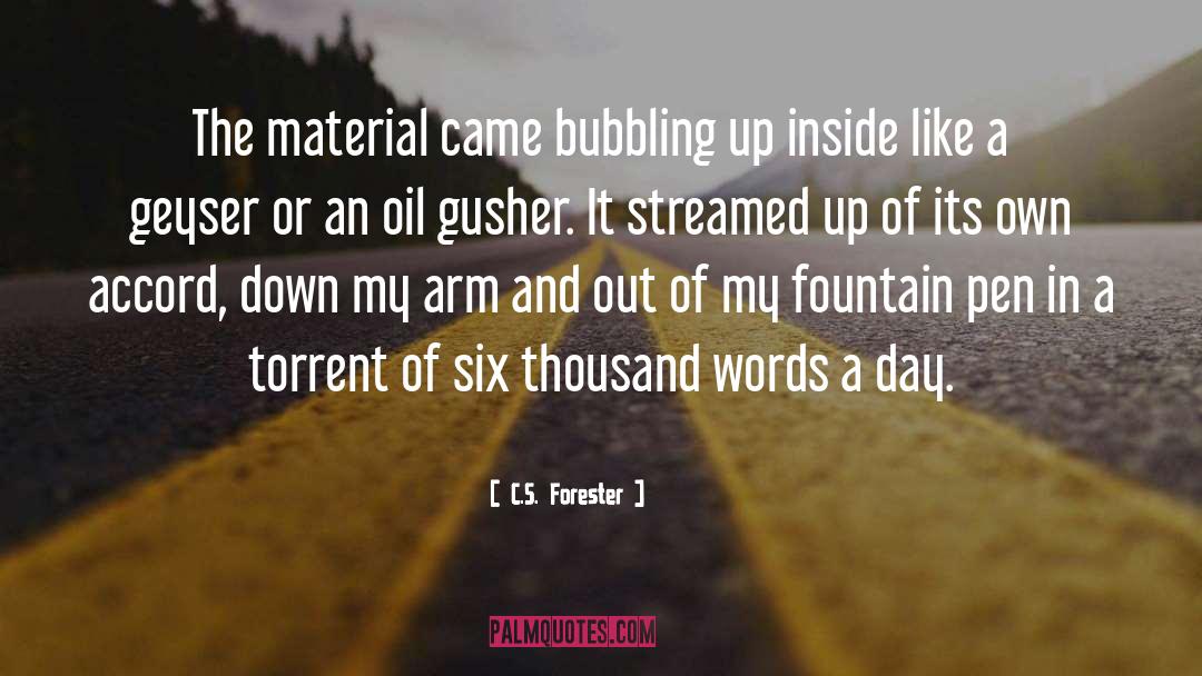 Torrent quotes by C.S. Forester