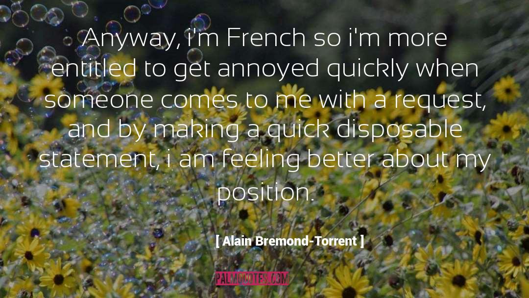 Torrent quotes by Alain Bremond-Torrent