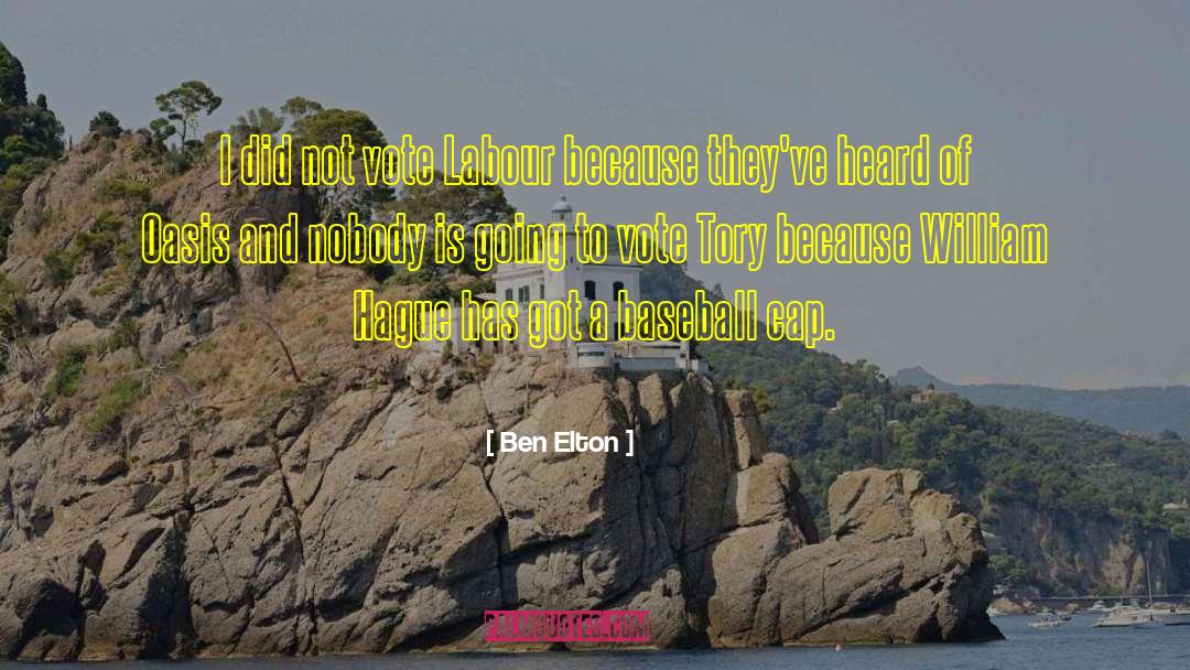 Tory quotes by Ben Elton