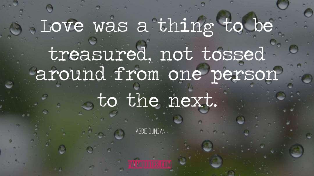 Tossed quotes by Abbie Duncan