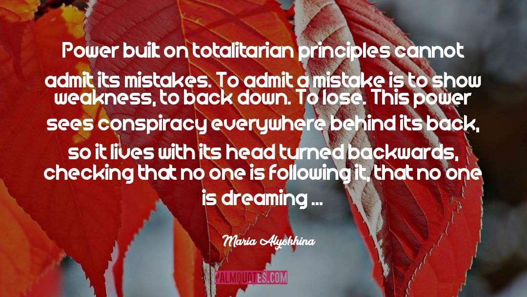 Totalitarian quotes by Maria Alyokhina