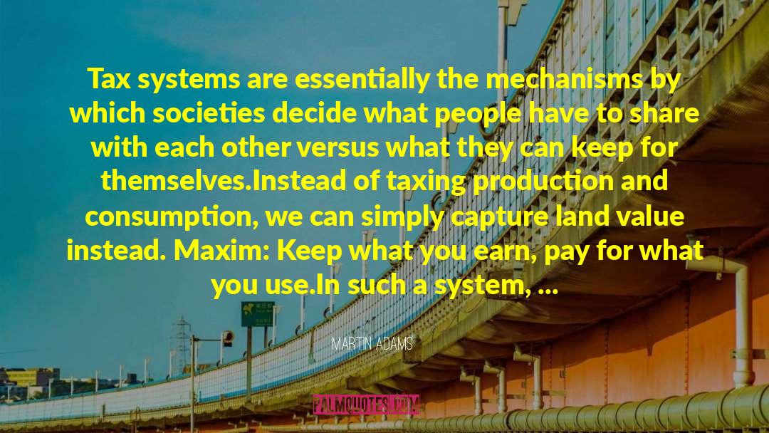 Totalitarian System Mechanisms quotes by Martin Adams