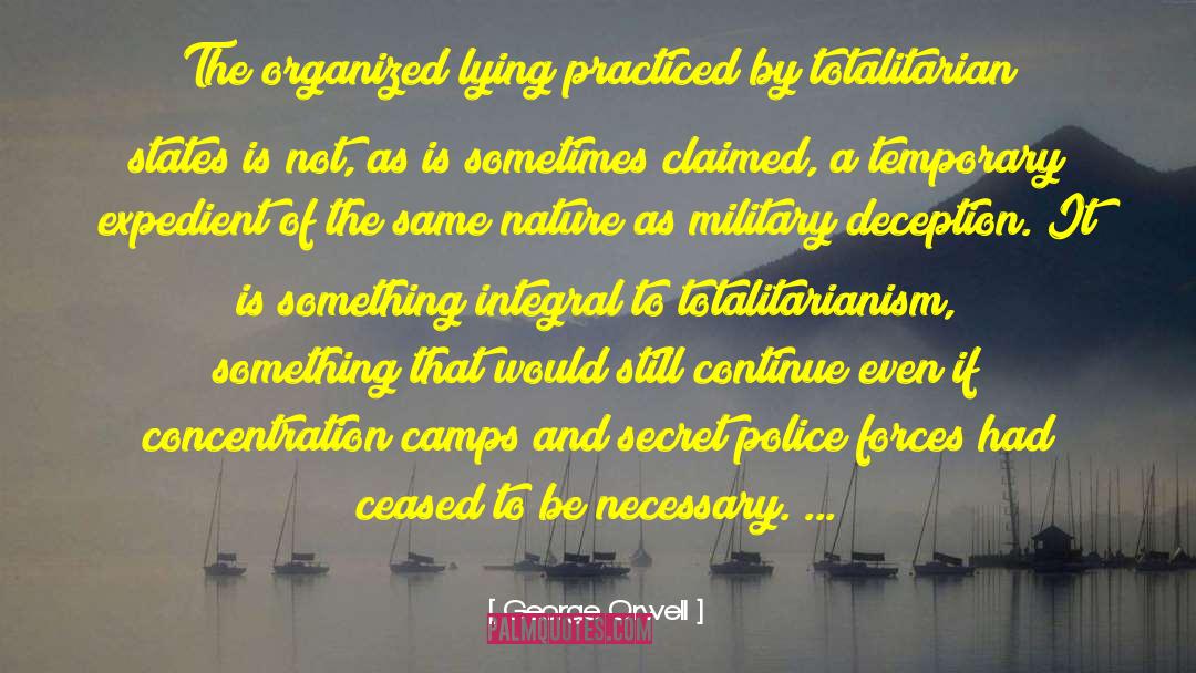Totalitarianism quotes by George Orwell