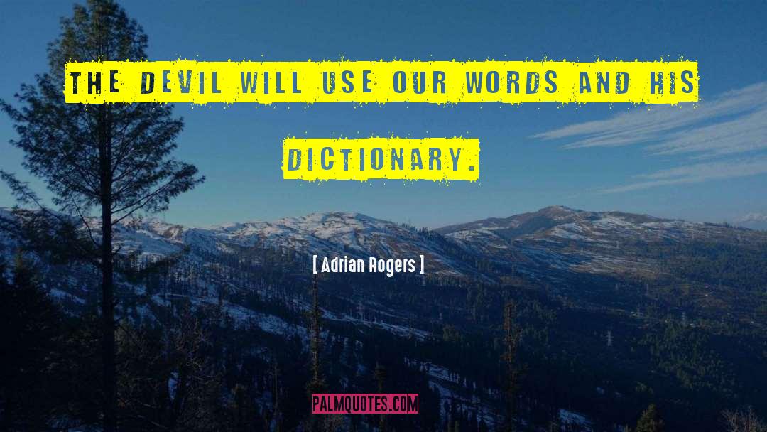 Tottered Dictionary quotes by Adrian Rogers