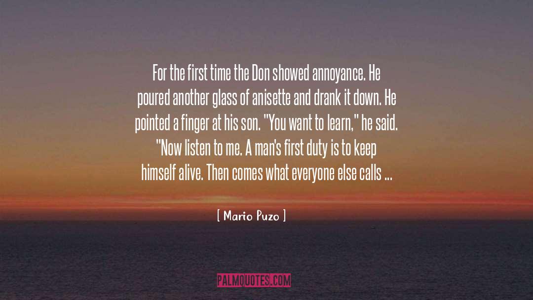 Touch Everyone With Your Love quotes by Mario Puzo