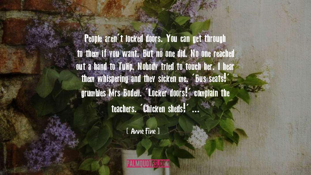 Touch Hearts quotes by Anne Fine