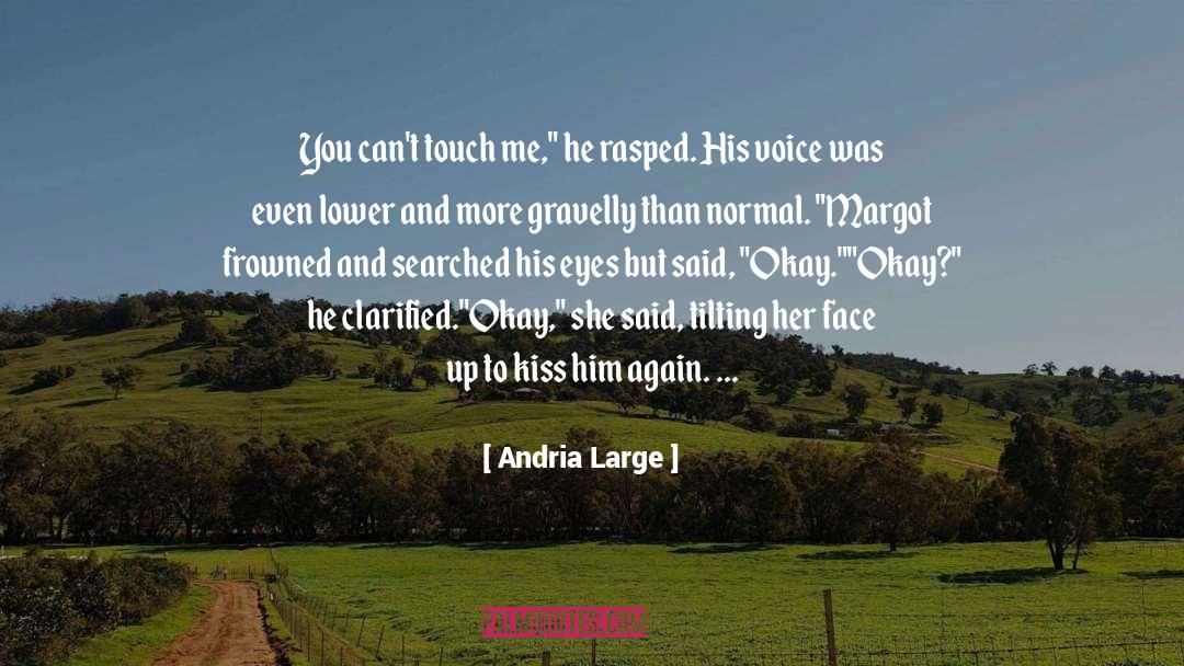 Touch Me quotes by Andria Large