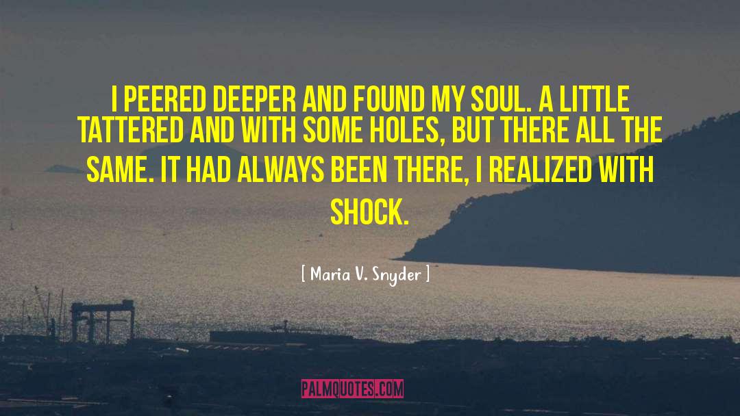 Touch My Soul quotes by Maria V. Snyder