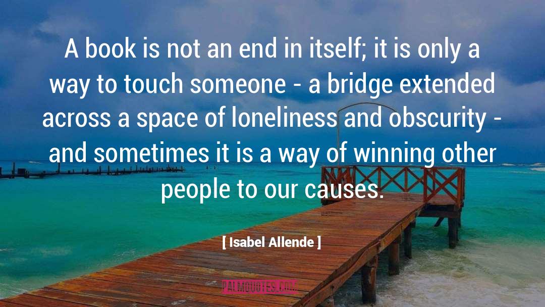 Touch Someone quotes by Isabel Allende
