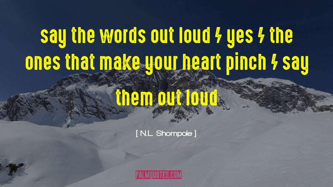 Touch The Heart quotes by N.L. Shompole