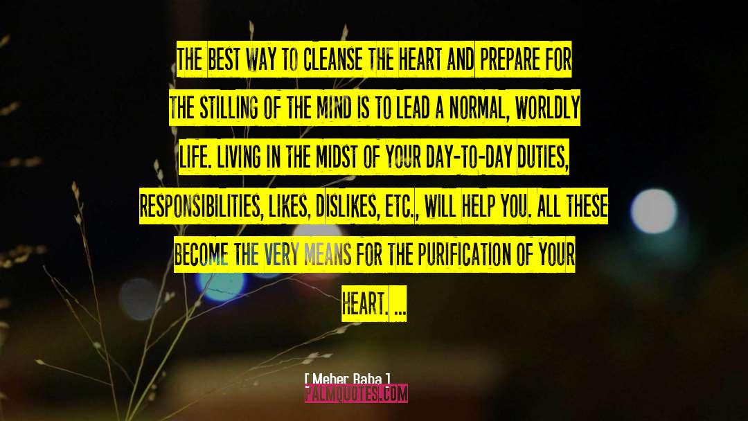 Touching A Heart quotes by Meher Baba