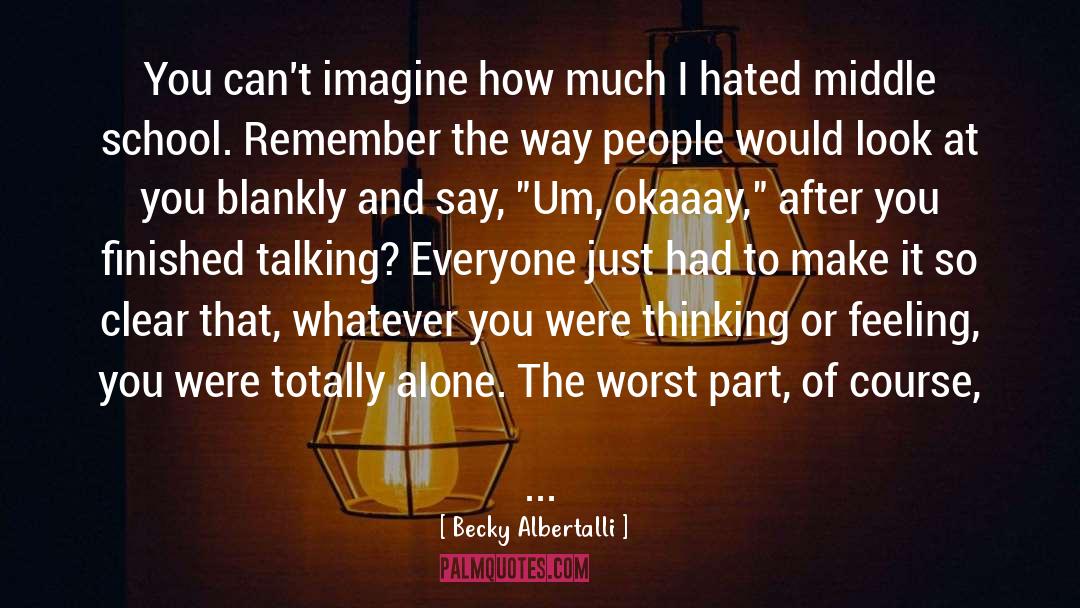 Touching People quotes by Becky Albertalli