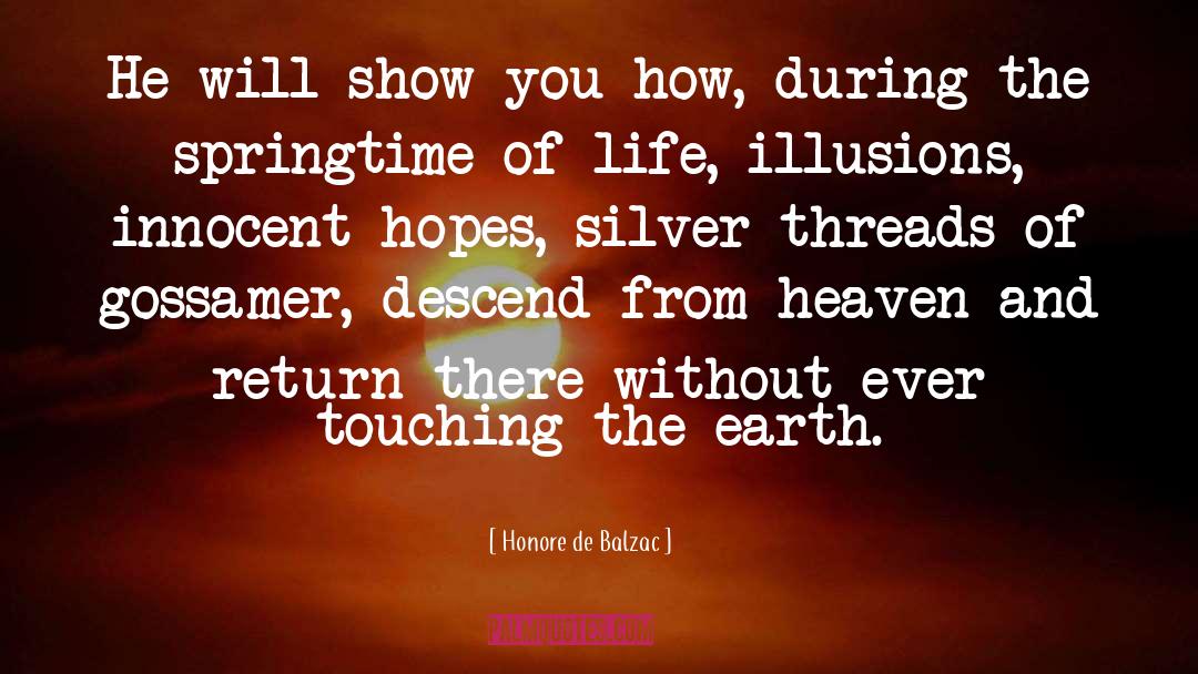 Touching quotes by Honore De Balzac