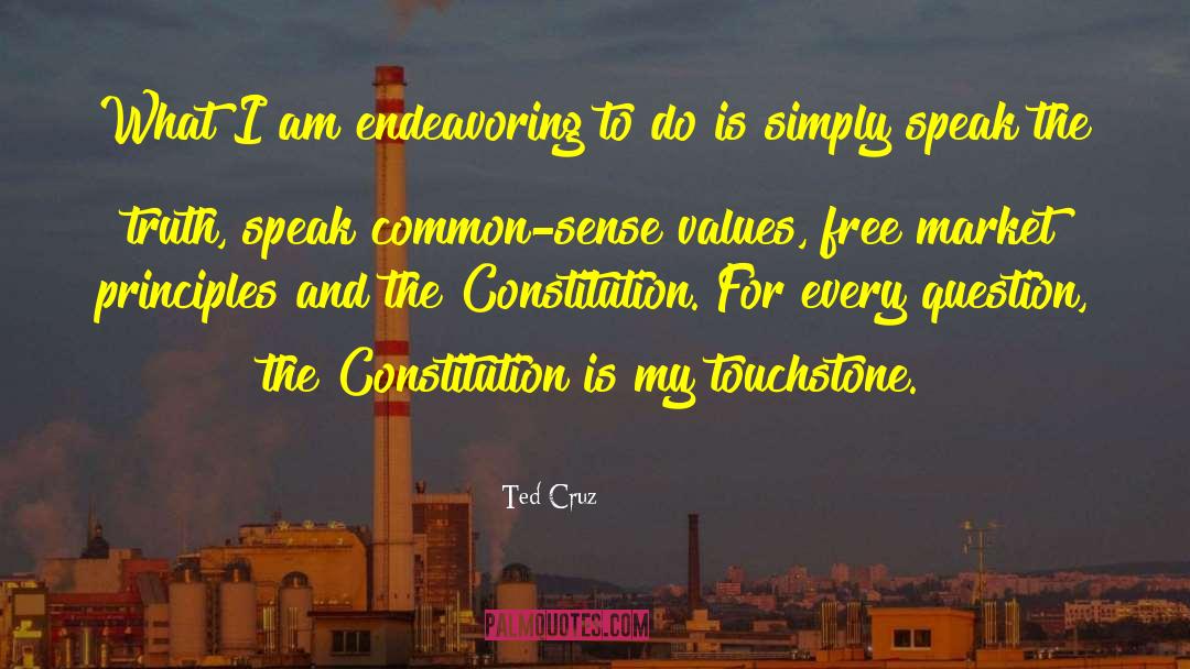 Touchstone quotes by Ted Cruz