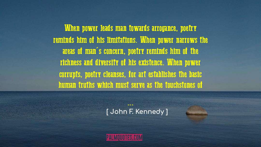 Touchstones quotes by John F. Kennedy