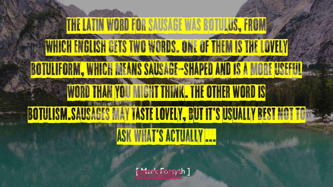 Touffe In English quotes by Mark Forsyth