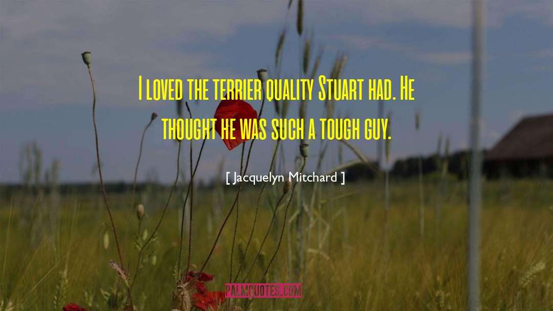 Tough Guy quotes by Jacquelyn Mitchard
