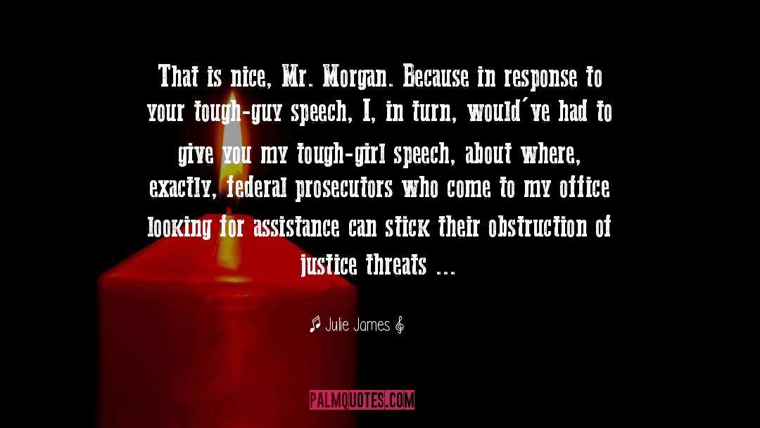 Tough Guy quotes by Julie James