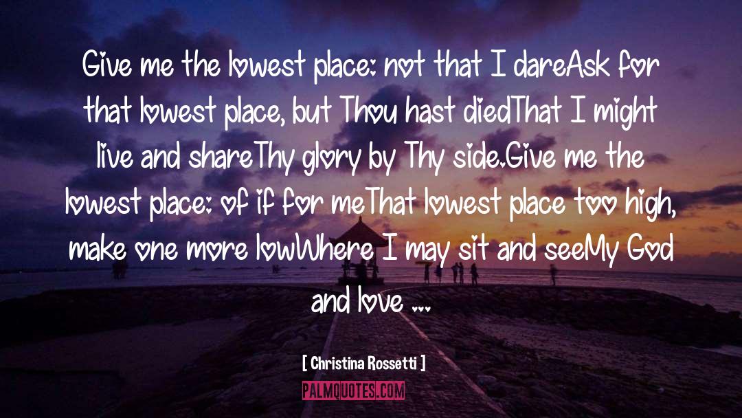 Tough Love quotes by Christina Rossetti