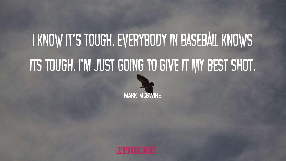 Tough Sayings quotes by Mark McGwire