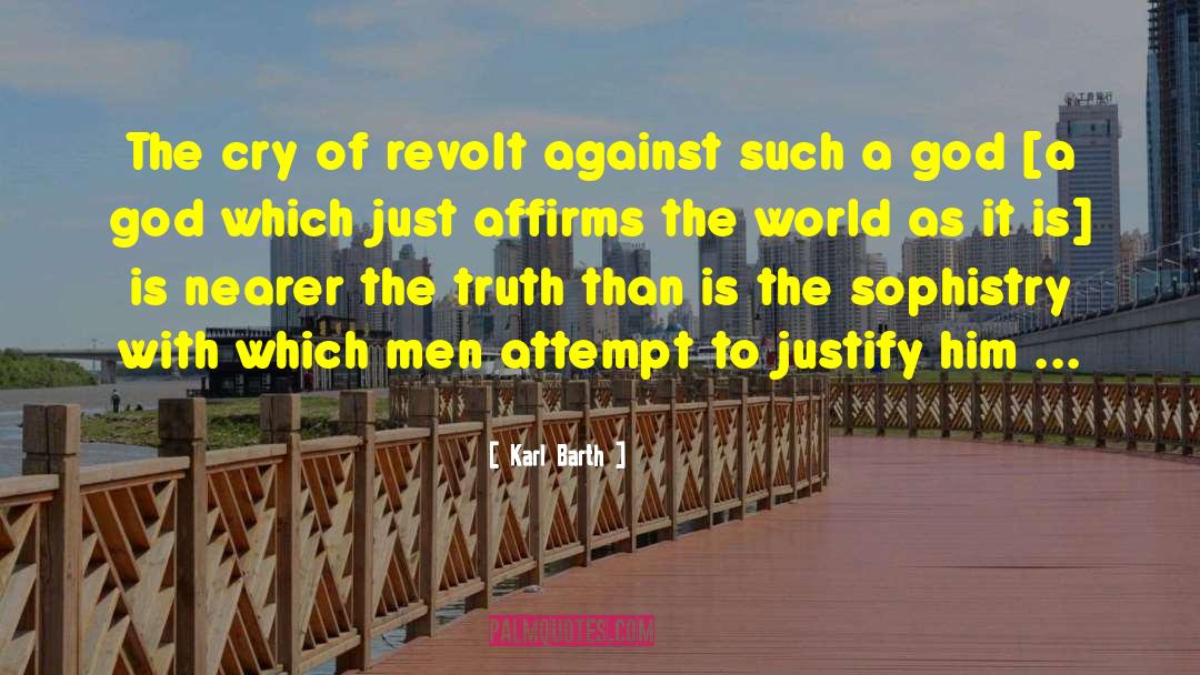 Tough World quotes by Karl Barth