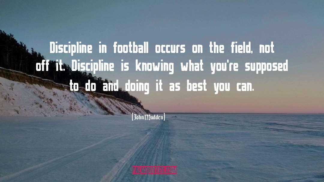 Toughness In Football quotes by John Madden