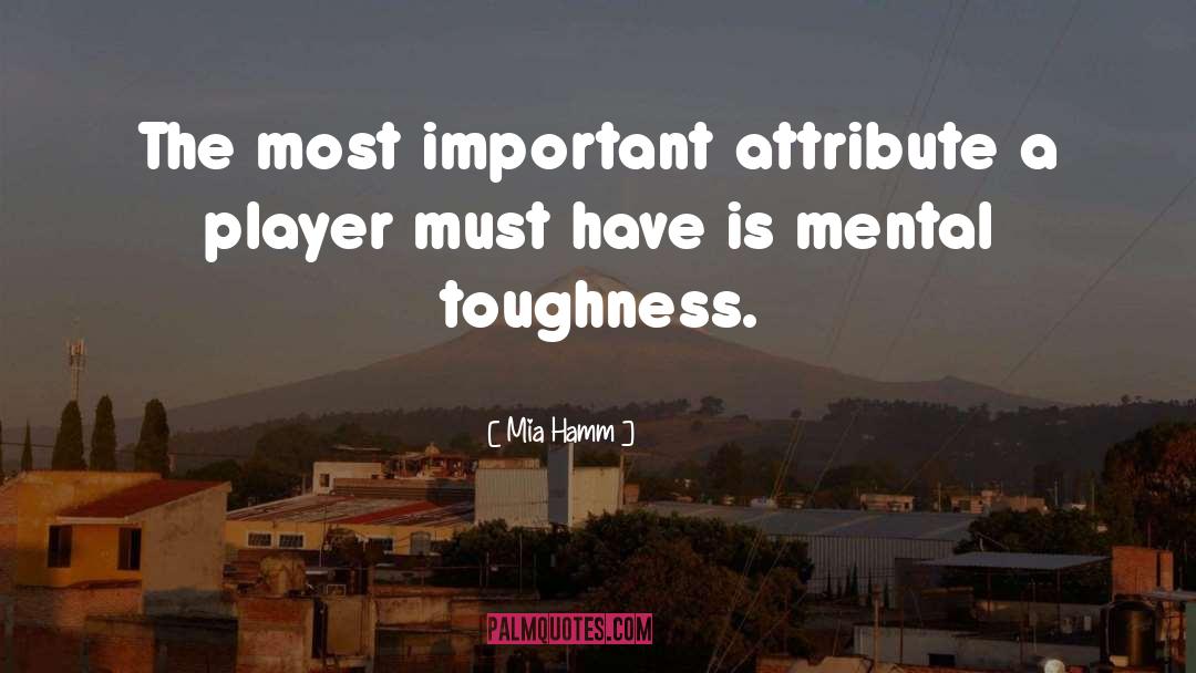 Toughness quotes by Mia Hamm