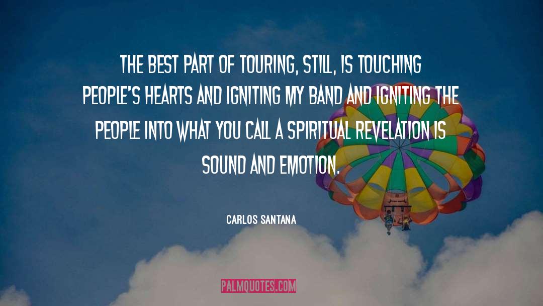 Touring quotes by Carlos Santana
