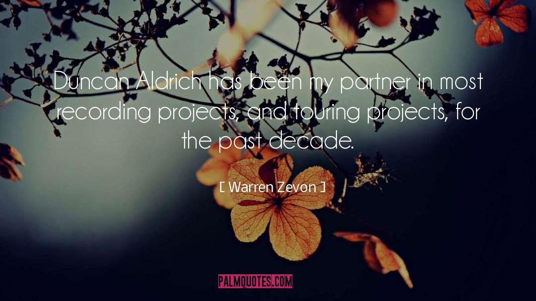 Touring quotes by Warren Zevon